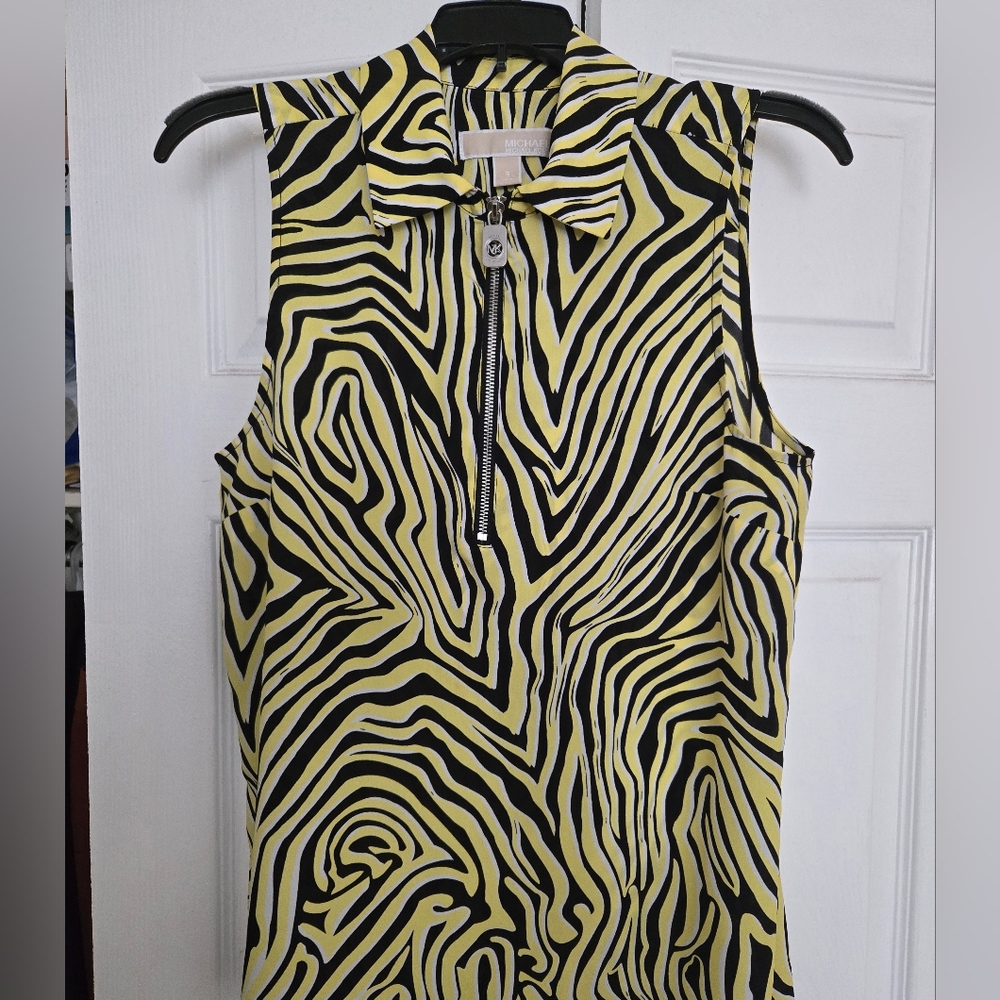 Women's Michael Kors Sleeveless Zebra Print Blouse